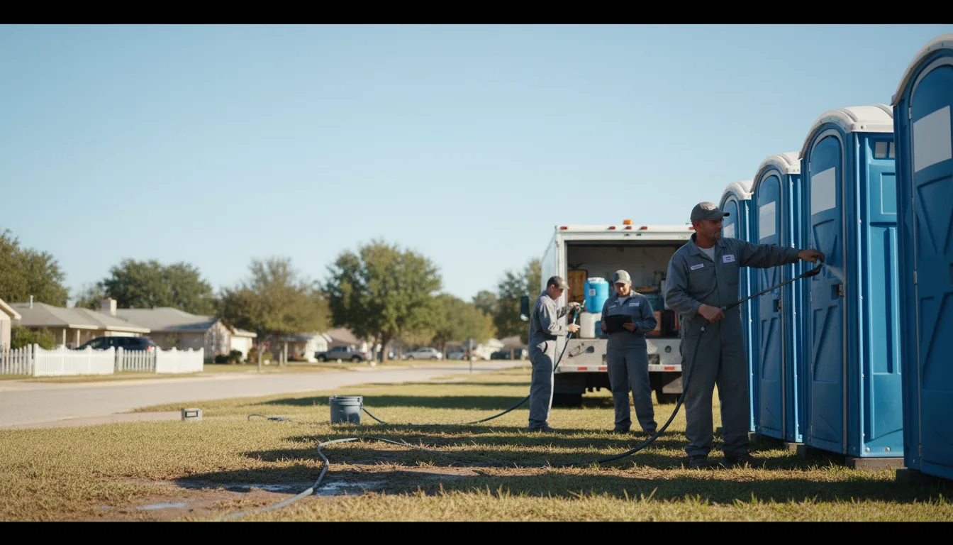 Long-Term Portable Toilet Rental in Ocean Springs, MS near me
